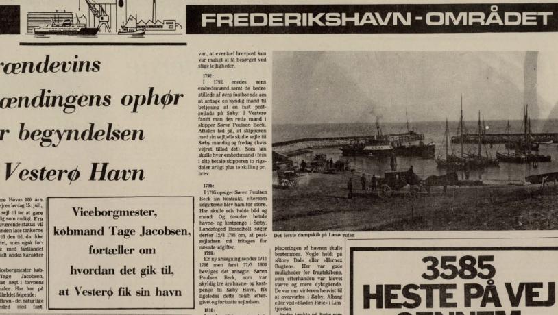 Tage Jacobsens artikel i Frederikshavns Avis 1972