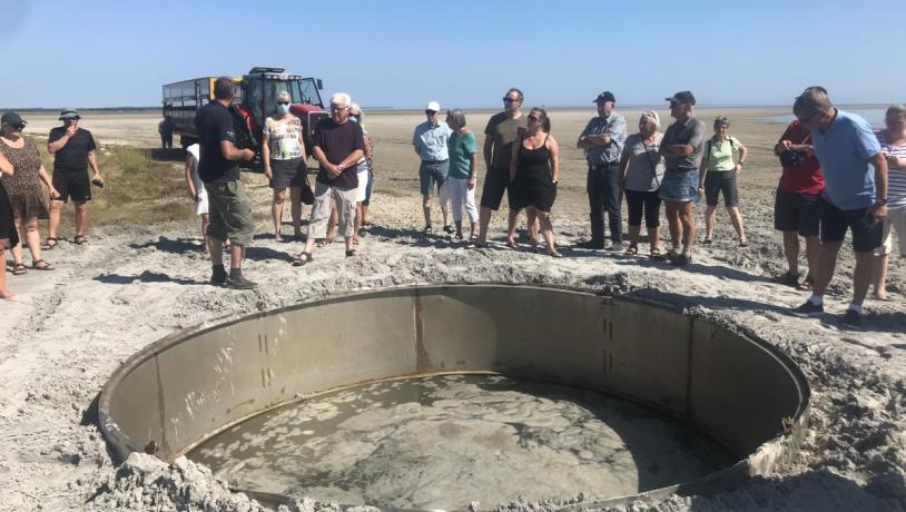 Saltbrønd på Rønnerne, hvorfra Læsø Salt henter sit råstof