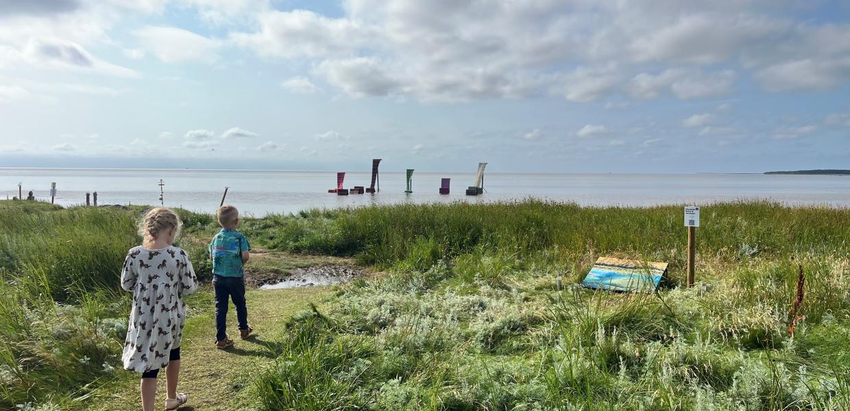Læsø Kunstfestival, Land Art Bovet, Ebbe og Elva