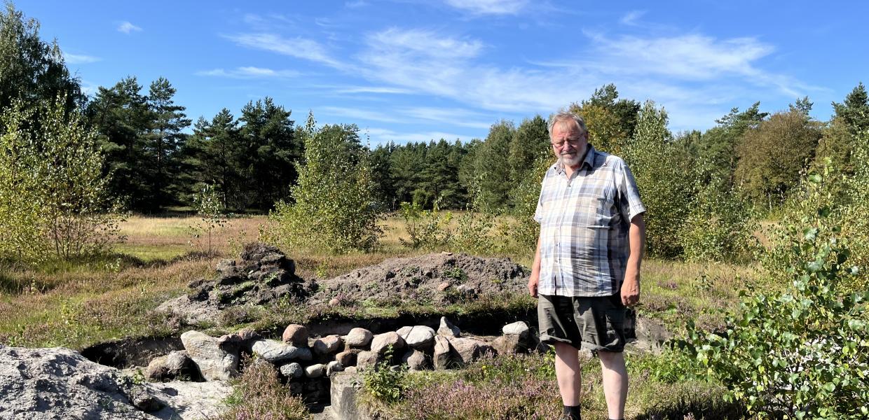 Udgravning salttomt Jens Morten Hansen Læsø Kulturarvsdage