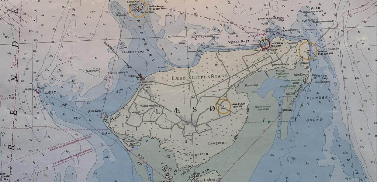 Søkort Læsø rende