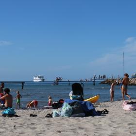 Badestrand Læsø sommer